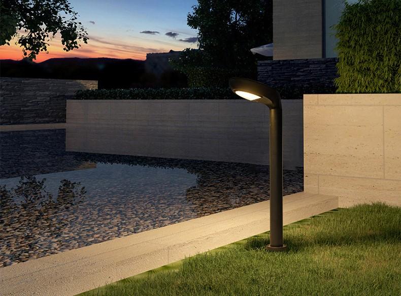 solar-powered outdoor lighting